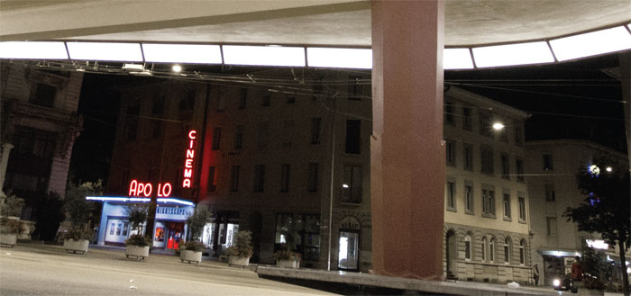 Figures in a Nightscape, Biel by Night
