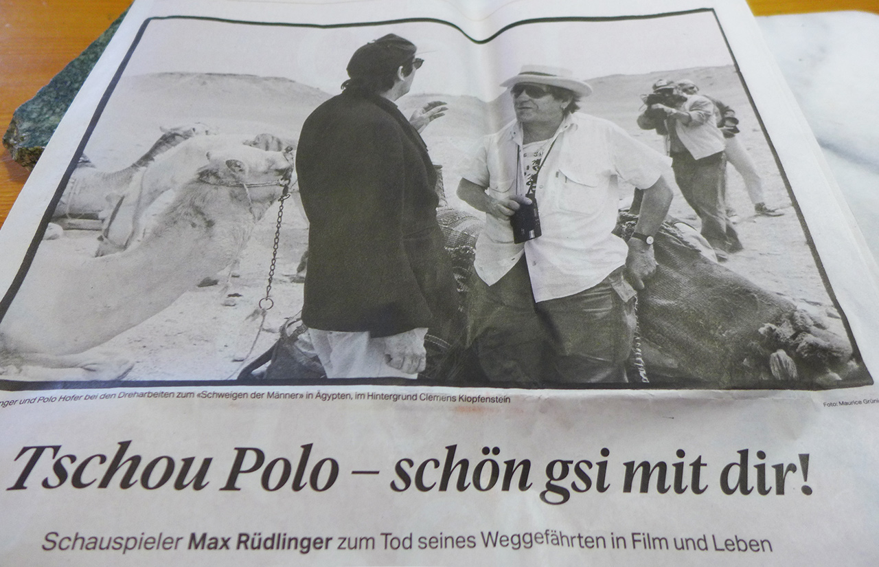 Max Rüdlinger, Sonntagszeitung