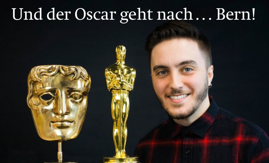 Lukas Klopfenstein mit Oscar