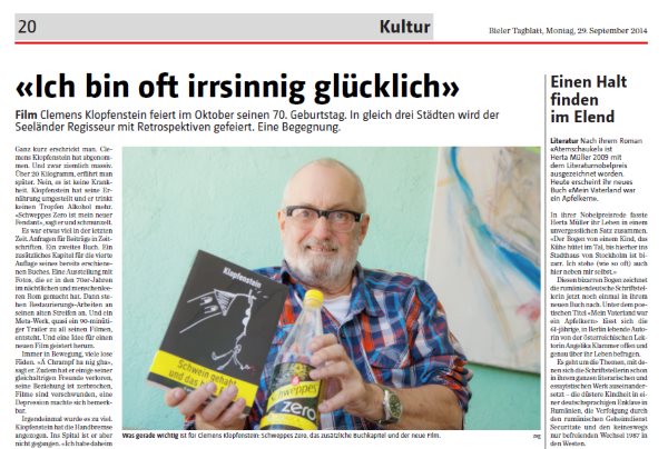 Bieler Tagblatt, 29. September 2014