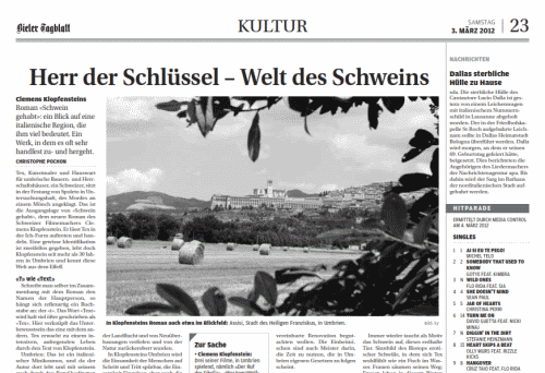 Schwein Gehabt, Klopfenstein - Bieler Tagblatt