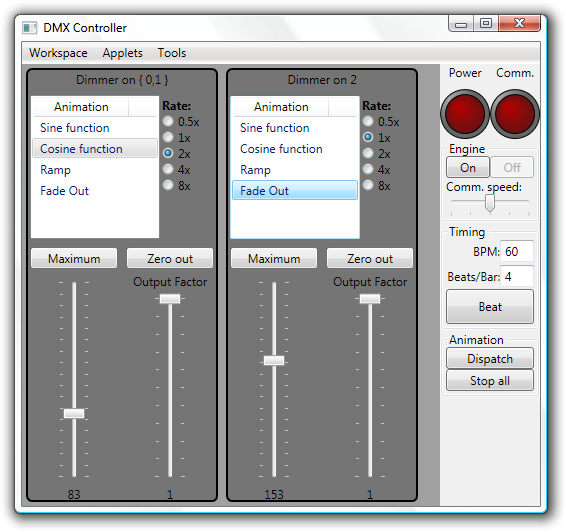 The interface.
