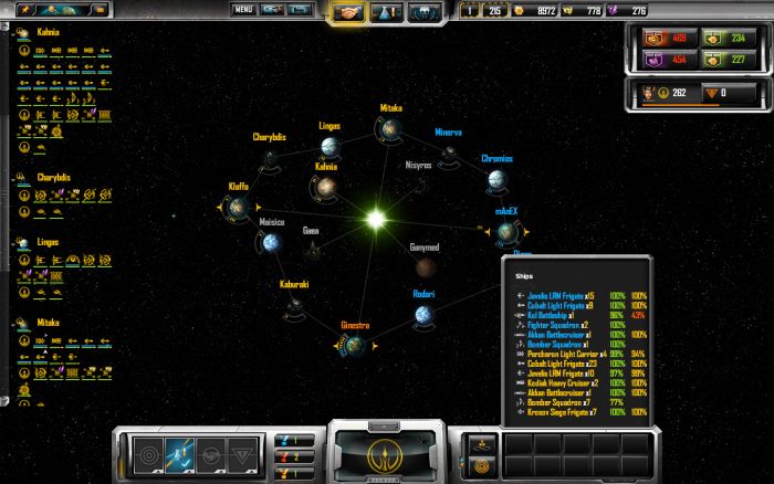 The game map.