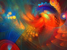 A nice abstract picture created by a genetic algorithm. By d(r)unkenbutterfly on Flickr.
