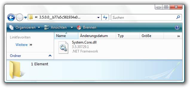 Getting System.Core from your GAC