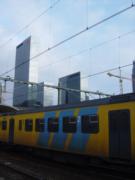 Arriving at the Rotterdam train station
