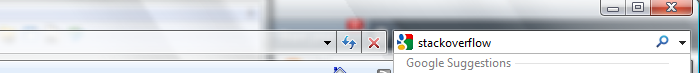 Search box in Internet Explorer 8