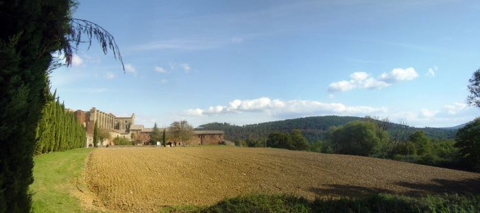 The San Galgano abbey.