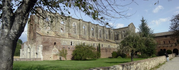 The San Galgano abbey.