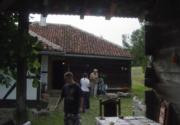 Arriving at the cottage in Topola