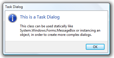 Task Dialog