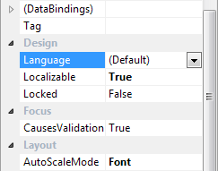 Localizing a Form.